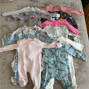 Newborn baby pajama bundle